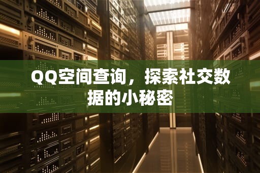 QQ空间查询，探索社交数据的小秘密