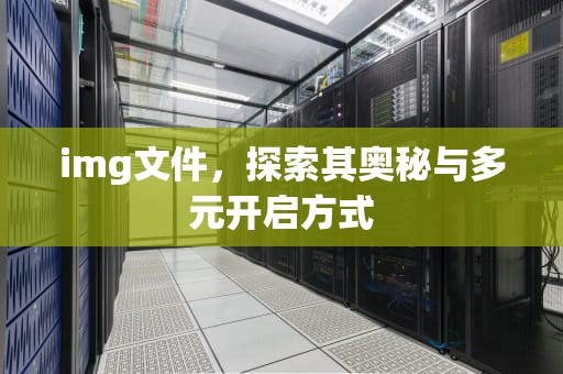 img文件，探索其奥秘与多元开启方式