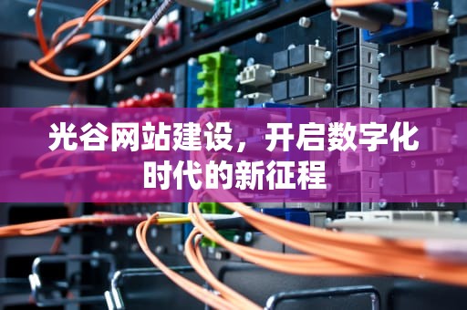 光谷网站建设，开启数字化时代的新征程