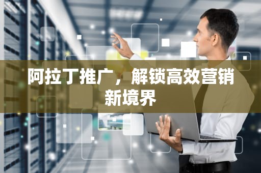 阿拉丁推广，解锁高效营销新境界
