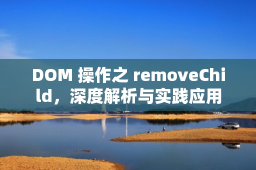 DOM 操作之 removeChild，深度解析与实践应用