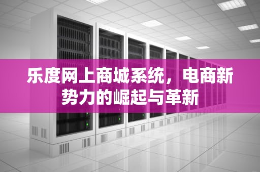 乐度网上商城系统，电商新势力的崛起与革新