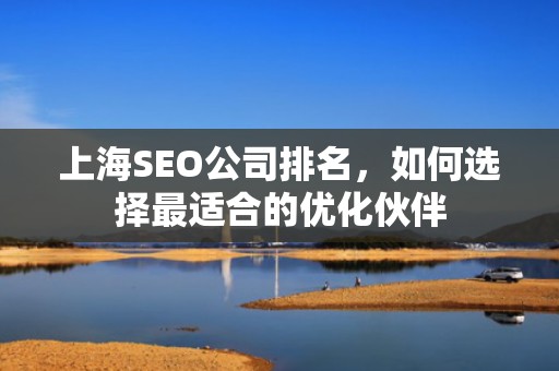 上海SEO公司排名,如何选择最适合的优化伙伴 上海SEO公司排名,如何选择最适合的优化伙伴