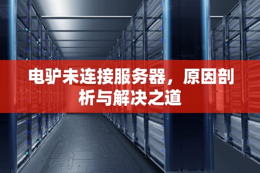 电驴未连接服务器，原因剖析与解决之道