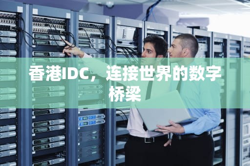 香港IDC，连接世界的数字桥梁