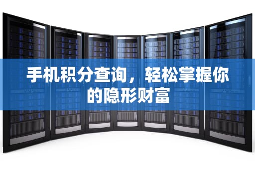手机积分查询，轻松掌握你的隐形财富
