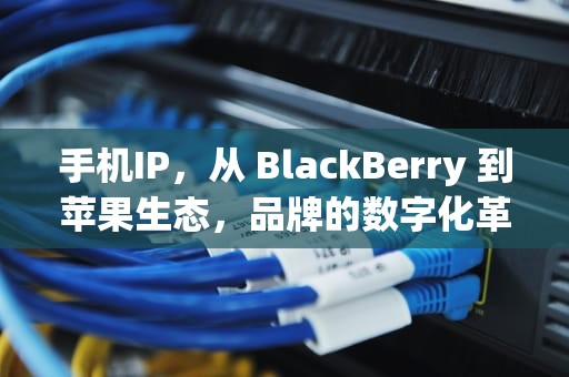 手机IP，从 BlackBerry 到苹果生态，品牌的数字化革命