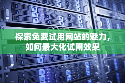 探索免费试用网站的魅力，如何最大化试用效果