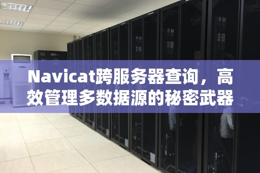 Navicat跨服务器查询，高效管理多数据源的秘密武器