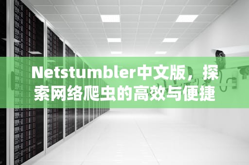 Netstumbler中文版，探索网络爬虫的高效与便捷