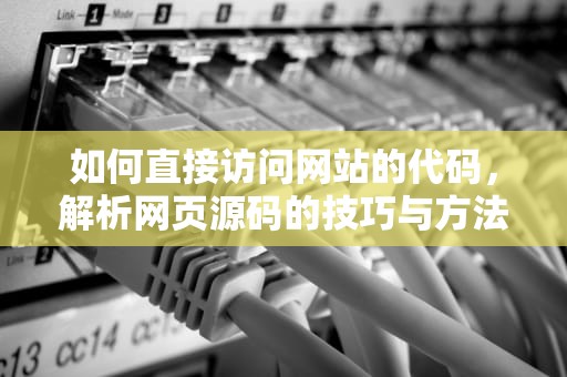如何直接访问网站的代码，解析网页源码的技巧与方法