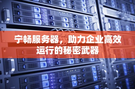 宁畅服务器，助力企业高效运行的秘密武器