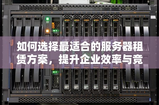 如何选择最适合的服务器租赁方案，提升企业效率与竞争力