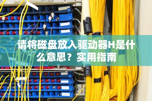 请将磁盘放入驱动器H是什么意思？实用指南