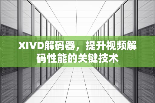 XIVD解码器，提升视频解码性能的关键技术