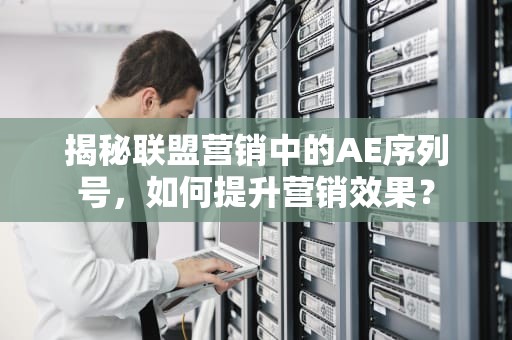 揭秘联盟营销中的AE序列号，如何提升营销效果？