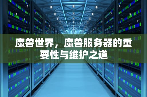 魔兽世界，魔兽服务器的重要性与维护之道