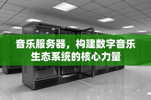音乐服务器，构建数字音乐生态系统的核心力量