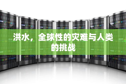 洪水，全球性的灾难与人类的挑战