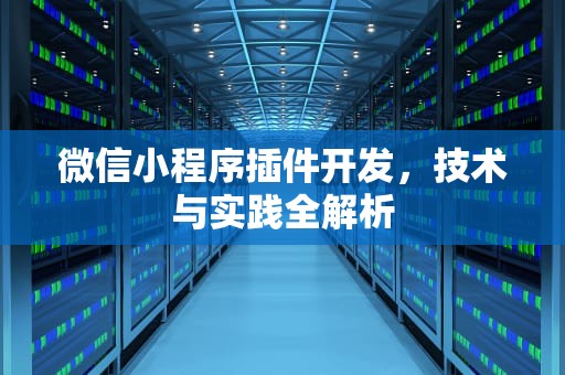 微信小程序插件开发,技术与实践全解析 微信小程序插件开发,技术与实践全解析