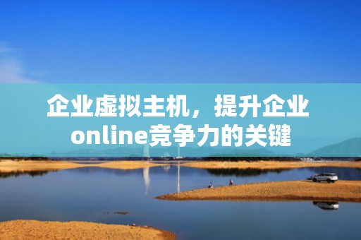 企业虚拟主机，提升企业 online竞争力的关键