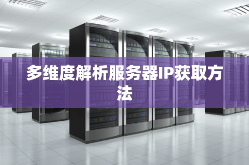 多维度解析服务器IP获取方法