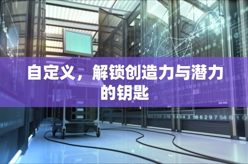 自定义，解锁创造力与潜力的钥匙