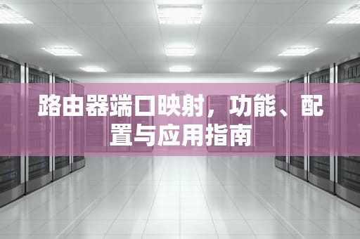 路由器端口映射，功能、配置与应用指南
