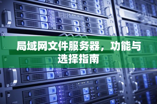 局域网文件服务器，功能与选择指南