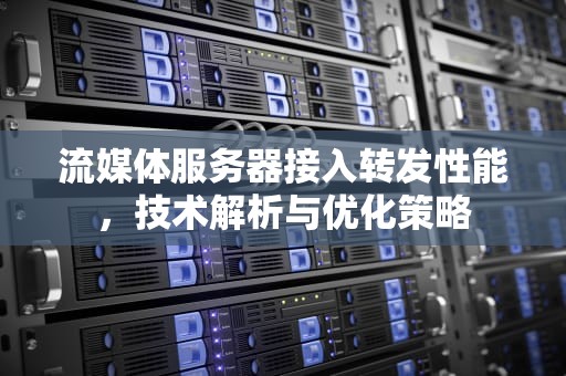 流媒体服务器接入转发性能，技术解析与优化策略