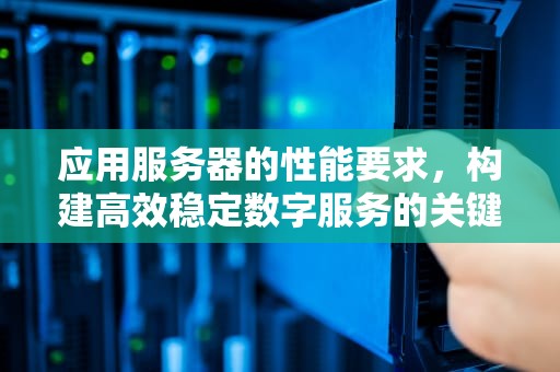 应用服务器的性能要求，构建高效稳定数字服务的关键