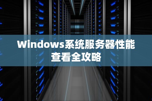 Windows系统服务器性能查看全攻略