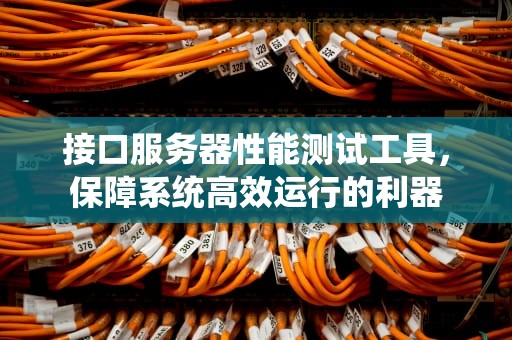 接口服务器性能测试工具，保障系统高效运行的利器