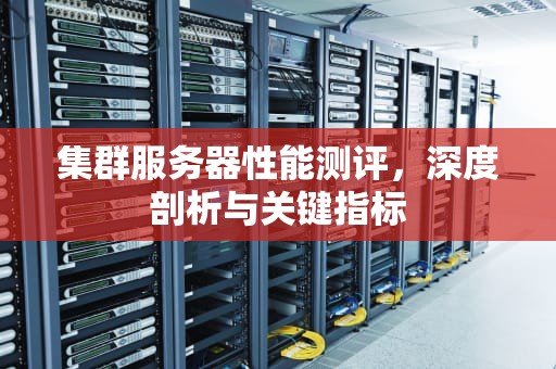 集群服务器性能测评，深度剖析与关键指标