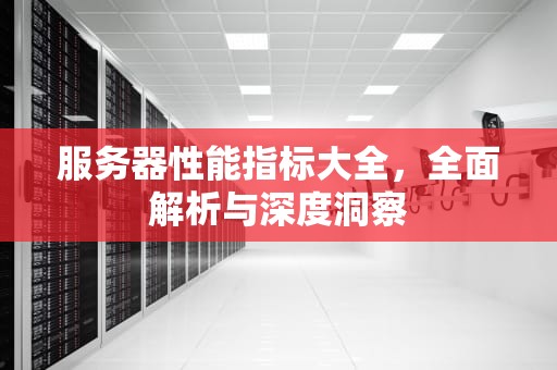 服务器性能指标大全，全面解析与深度洞察