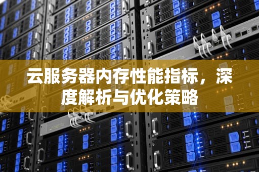 云服务器内存性能指标，深度解析与优化策略
