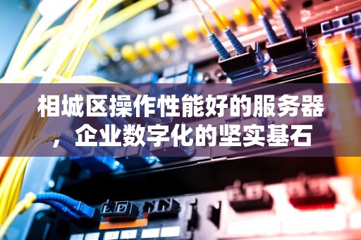 相城区操作性能好的服务器，企业数字化的坚实基石