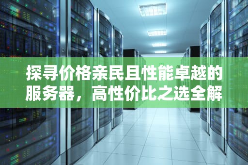 探寻价格亲民且性能卓越的服务器，高性价比之选全解析