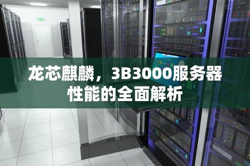 龙芯麒麟，3B3000服务器性能的全面解析