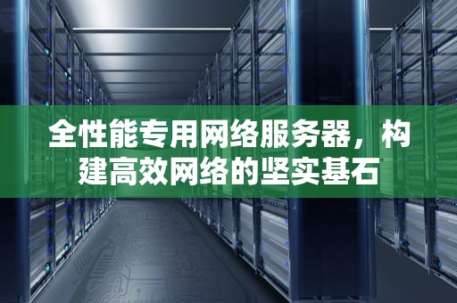 全性能专用网络服务器，构建高效网络的坚实基石