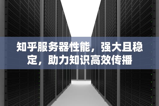 知乎服务器性能，强大且稳定，助力知识高效传播