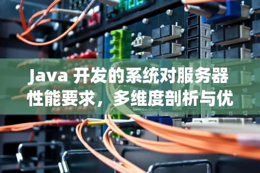 Java 开发的系统对服务器性能要求，多维度剖析与优化策略