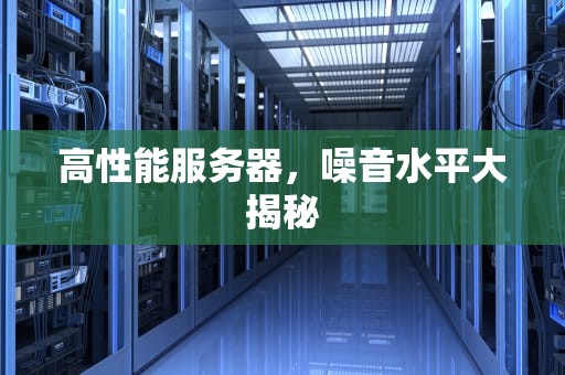 高性能服务器，噪音水平大揭秘