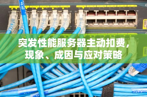 突发性能服务器主动扣费，现象、成因与应对策略