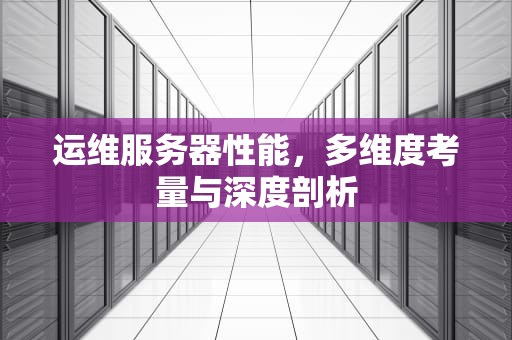 运维服务器性能，多维度考量与深度剖析