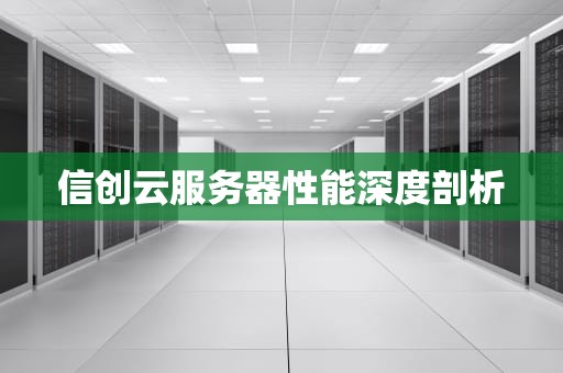 信创云服务器性能深度剖析