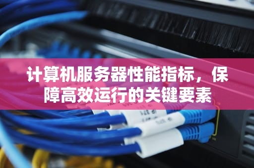 计算机服务器性能指标，保障高效运行的关键要素