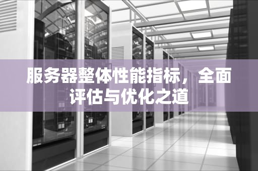 服务器整体性能指标，全面评估与优化之道