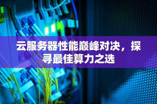 云服务器性能巅峰对决，探寻最佳算力之选