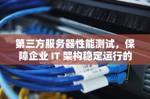 第三方服务器性能测试，保障企业 IT 架构稳定运行的关键